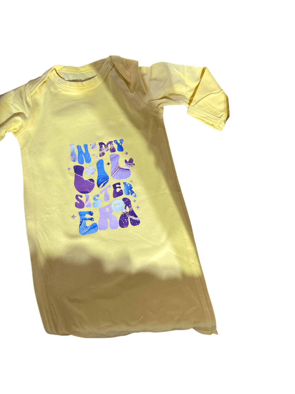 Lil Sister Era - newborn knotted gown - 0-6 month