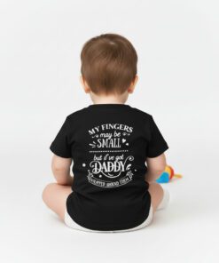 ​"MY FIFINGERS may be SMALL but I've got DADDY WRAPPED AROUND THEM"