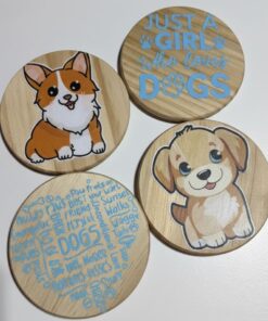 Collection of Dog-Themed Coasters